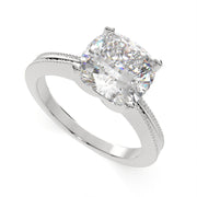 Camilla Cushion Cut Solitaire Engagement Ring Setting - Nivetta
